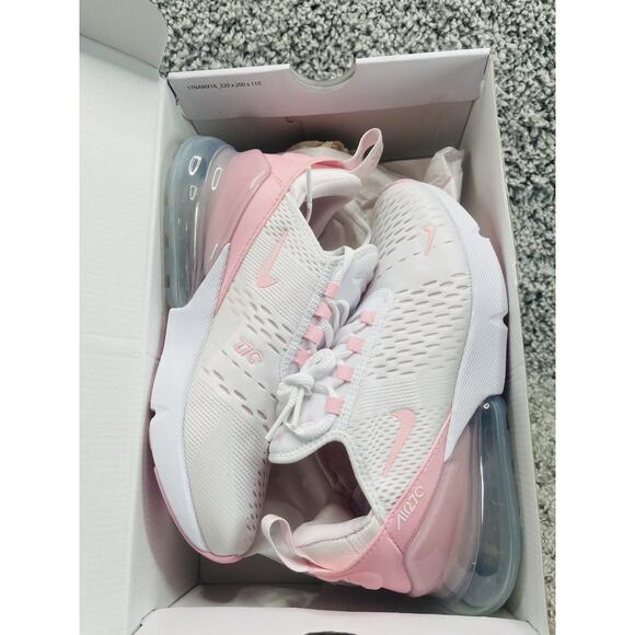 Nike Air Max 270 White Pink Foam Women's Size 7 Shoes FJ4575 100 New In Box - Picture 8 of 12